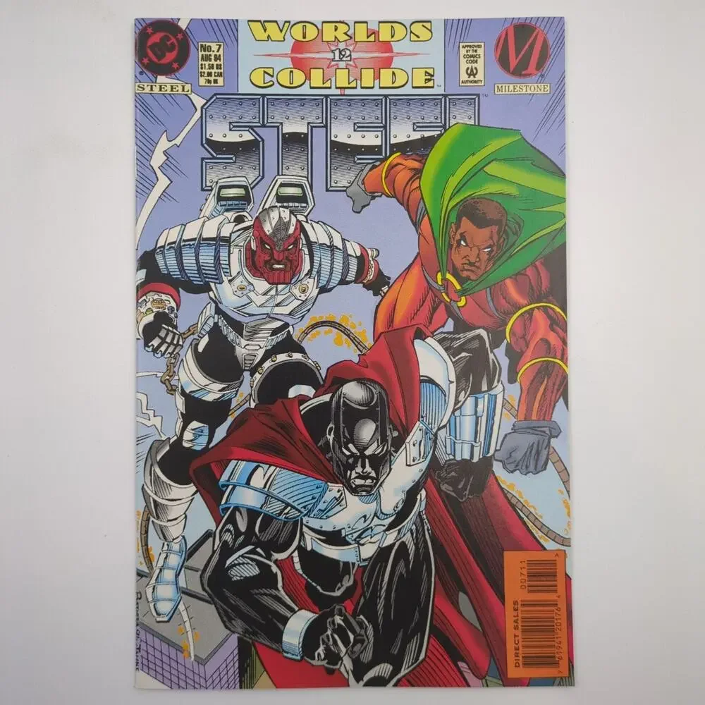 Steel Comic Book Lot of 5 Issues #5, 7-8, 10-11 DC Comics Modern Age